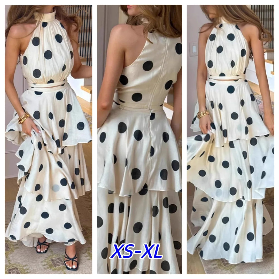 COLETTE | Conjunto plisado de lunares