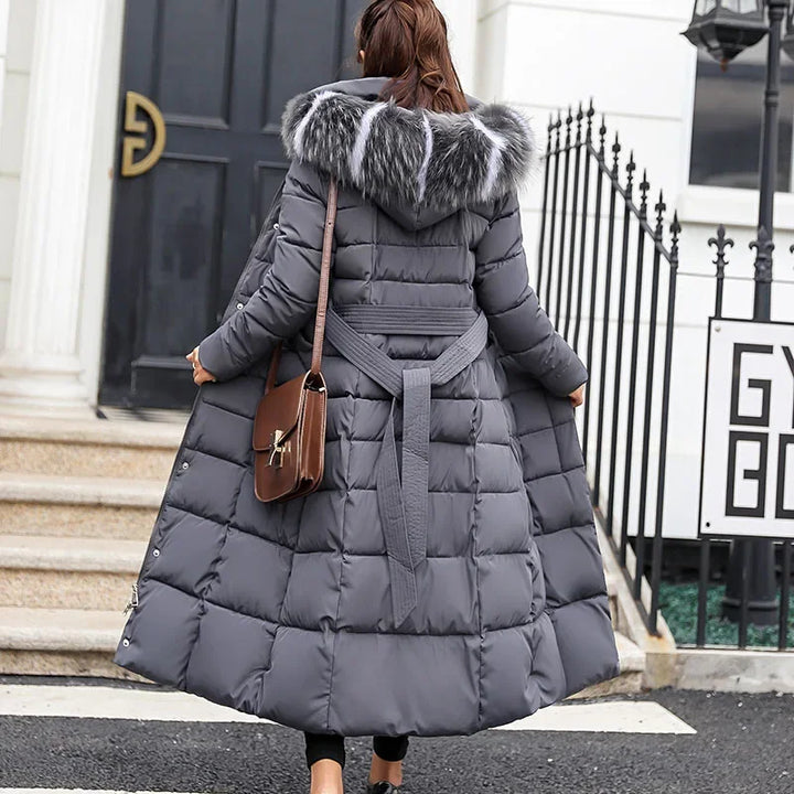 ALASKA | Parka larga acolchada con capucha