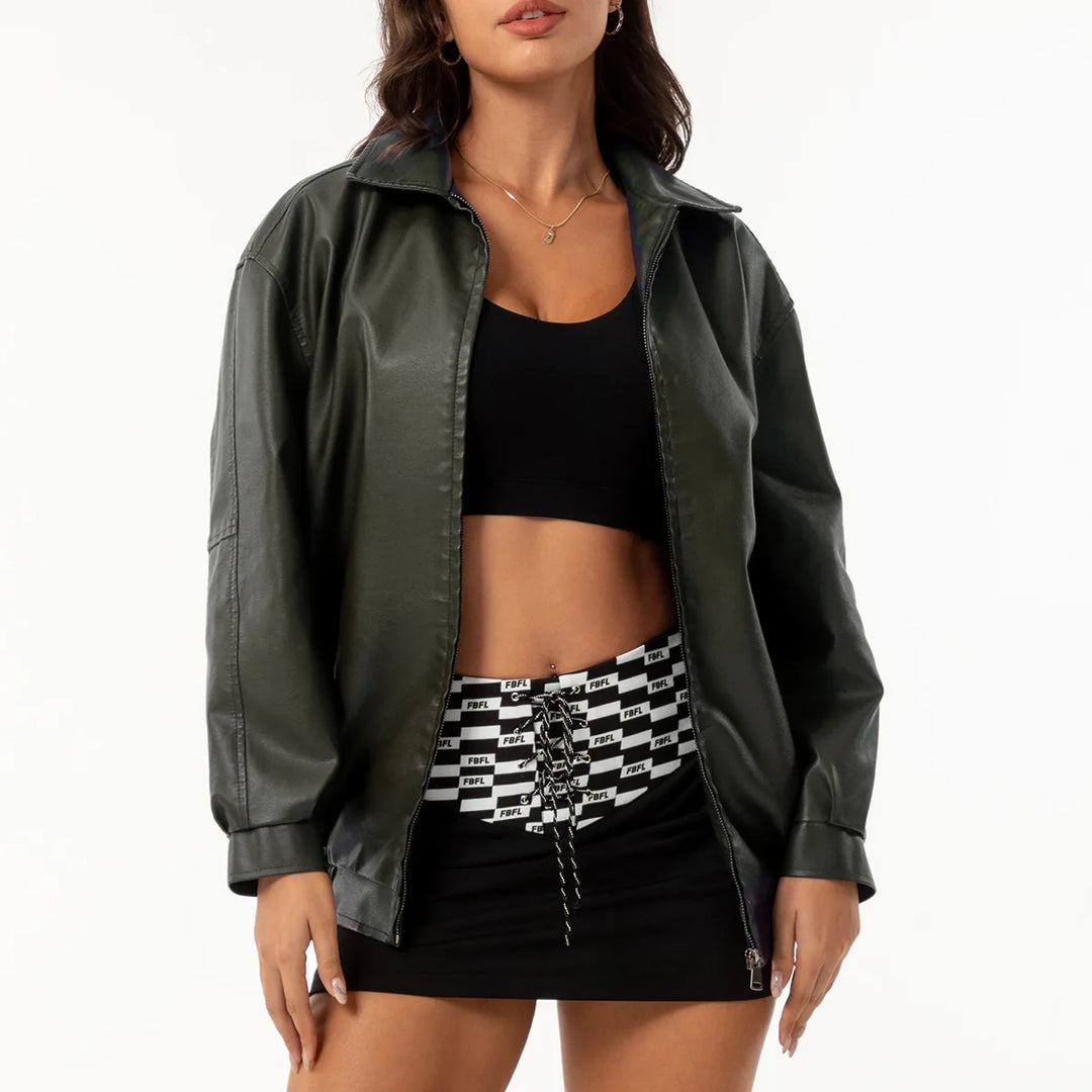 MARGOT | Chaqueta holgada efecto piel