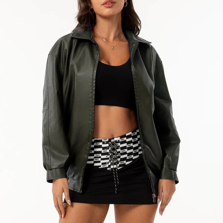 MARGOT | Chaqueta holgada efecto piel