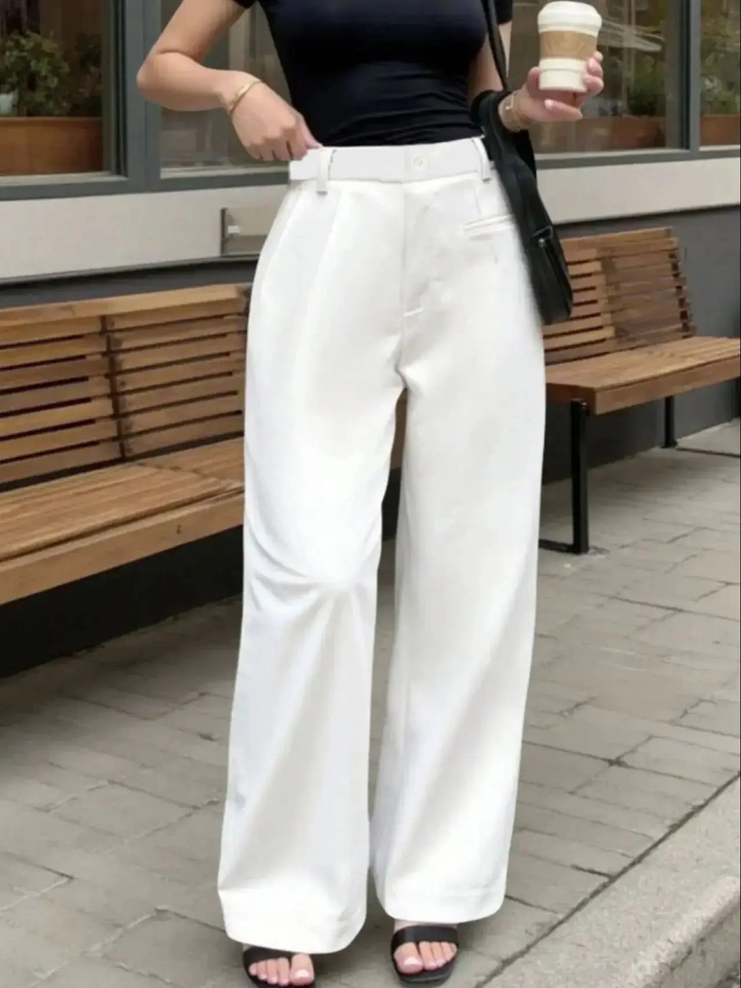 AURORA | Pantalón de tiro alto elegante y versátil