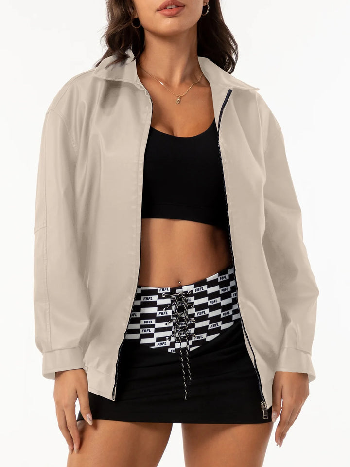 MARGOT | Chaqueta holgada efecto piel