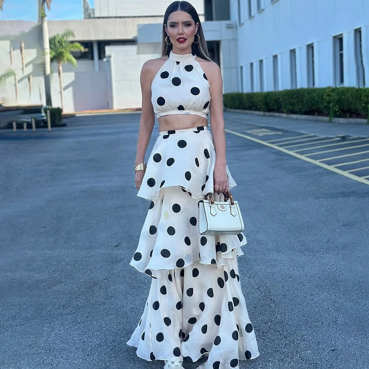 COLETTE | Conjunto plisado de lunares