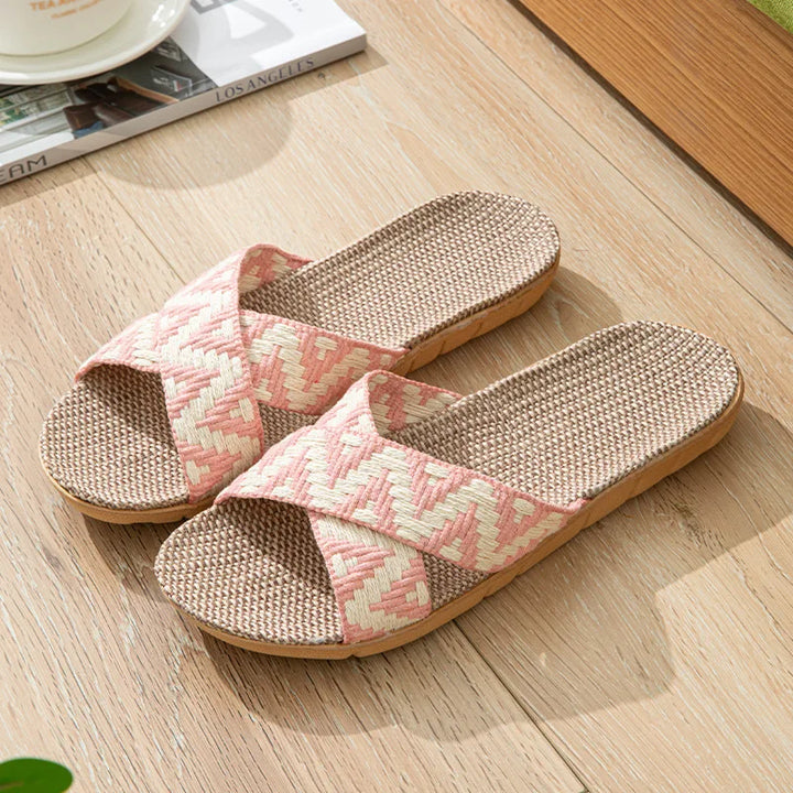 LIVIA | Zapatillas cómodas de lino