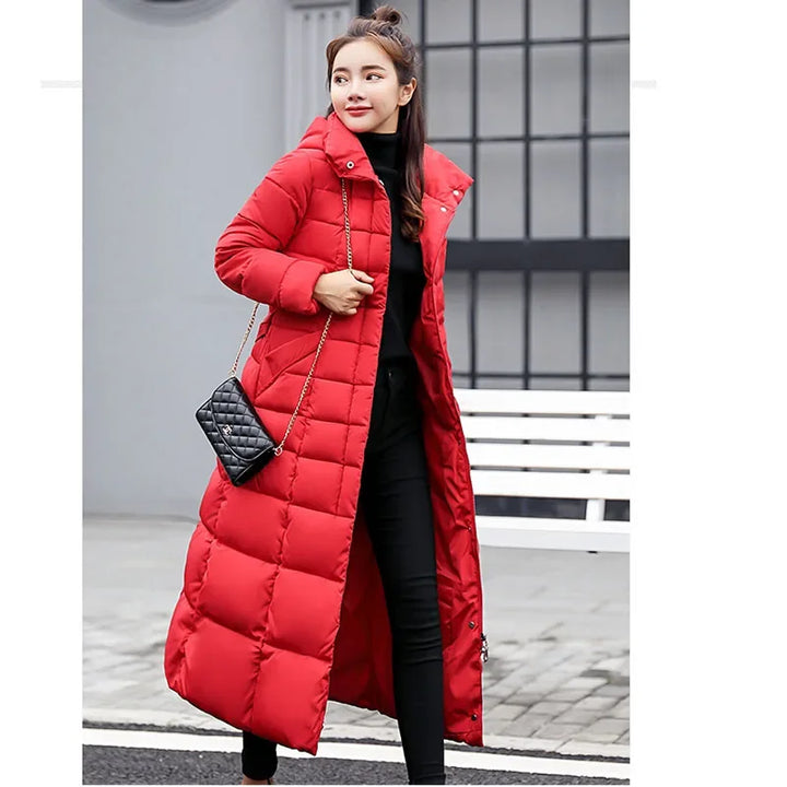 ALASKA | Parka larga acolchada con capucha