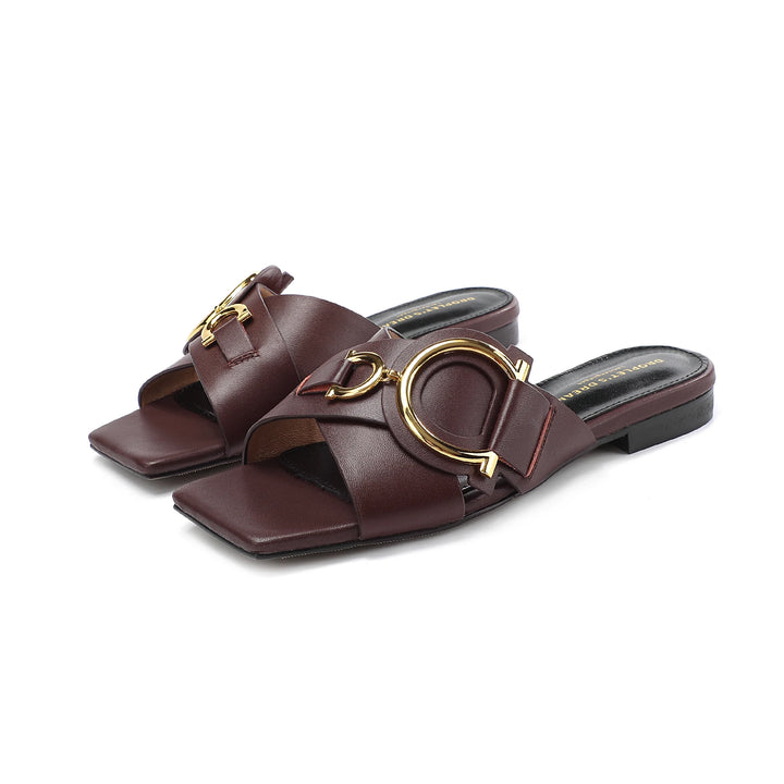 NATALIA | Sandalias cómodas y elegantes en imitación piel