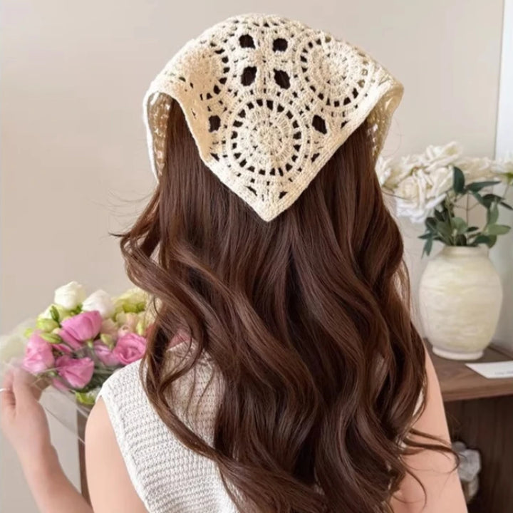AMELIE | Pañuelo triangular de crochet