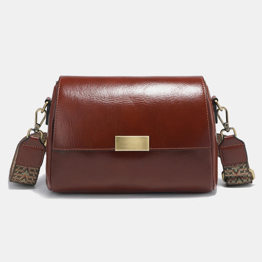 VALENTINA | Bolso vintage de piel genuina con gran capacidad