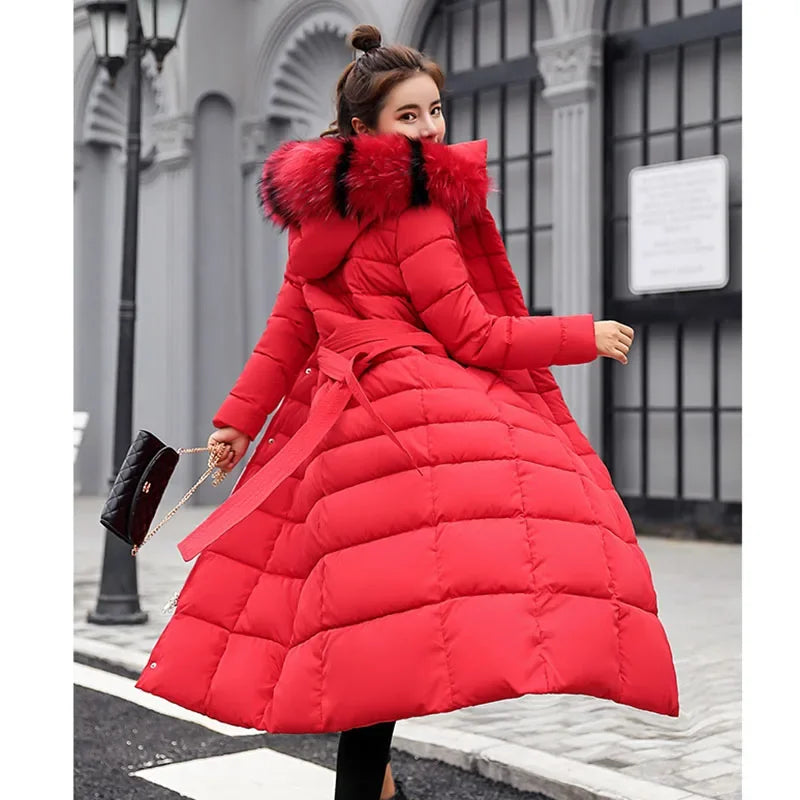 ALASKA | Parka larga acolchada con capucha