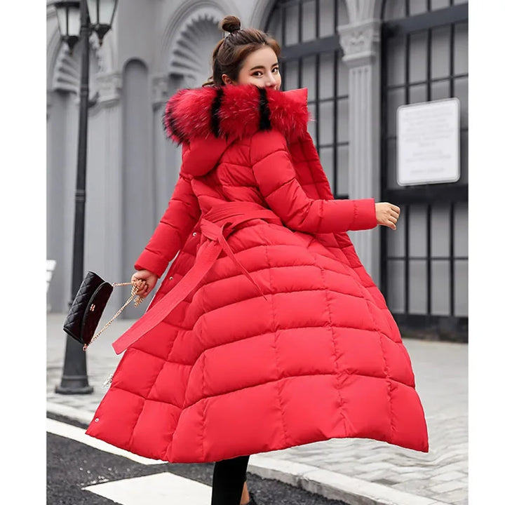 ALASKA | Parka larga acolchada con capucha