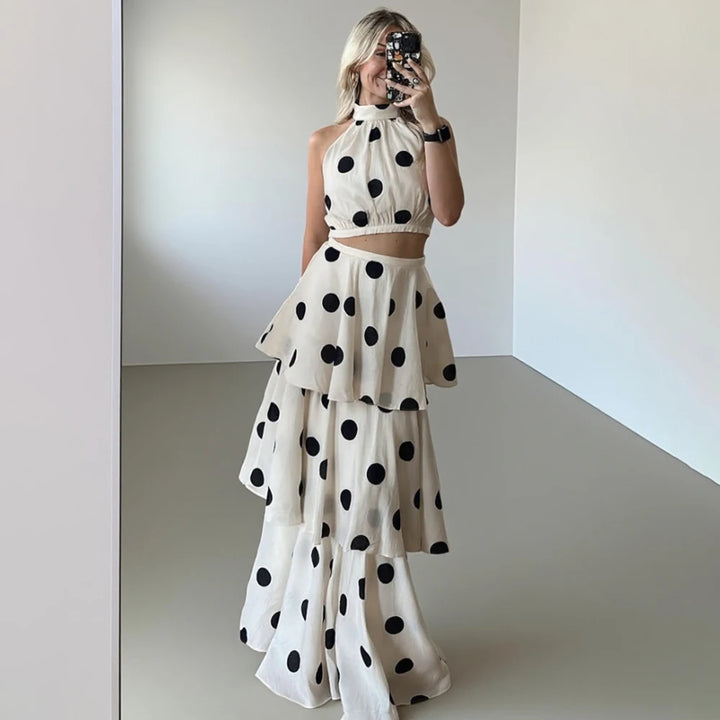 COLETTE | Conjunto plisado de lunares