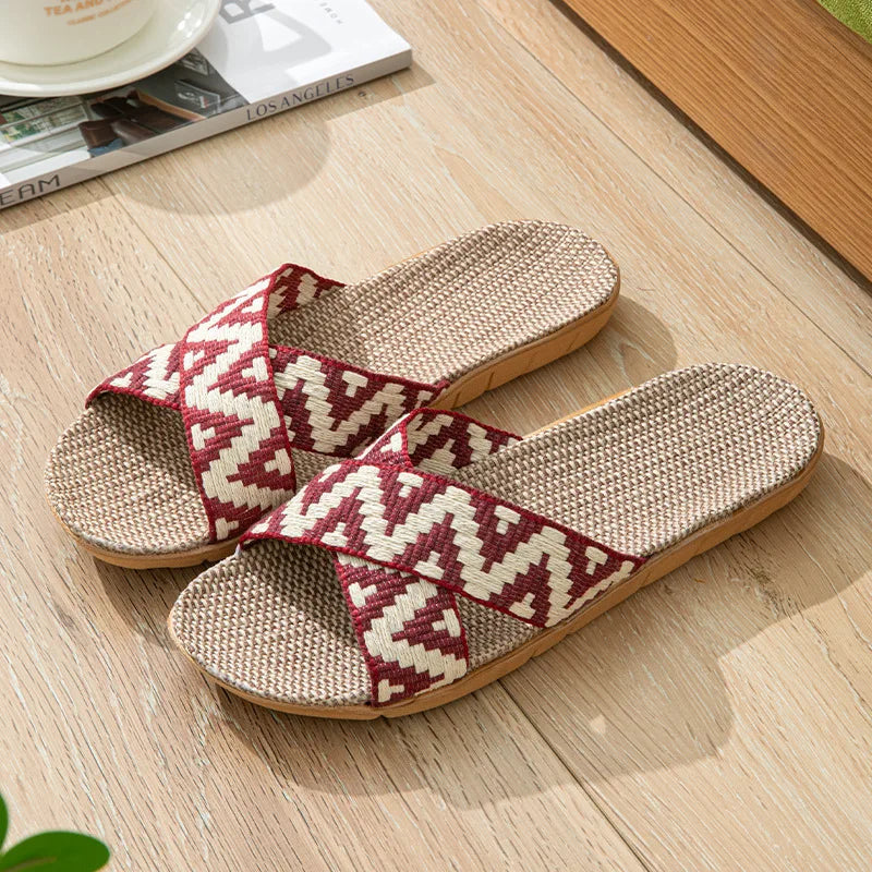 LIVIA | Zapatillas cómodas de lino