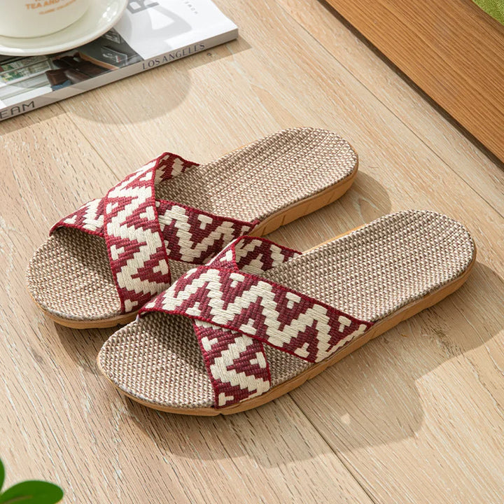 LIVIA | Zapatillas cómodas de lino
